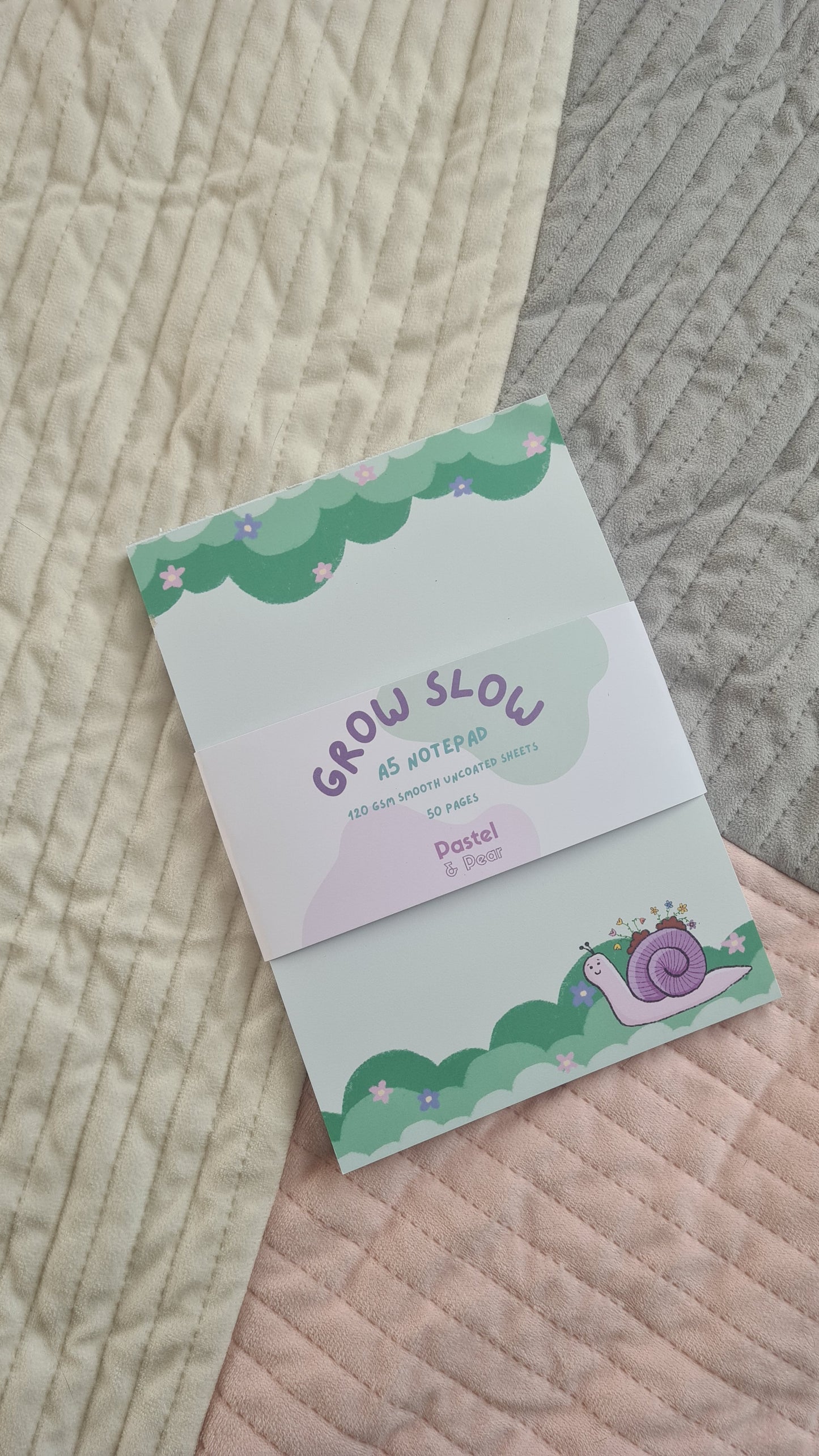 Grow slow A5 Notepad
