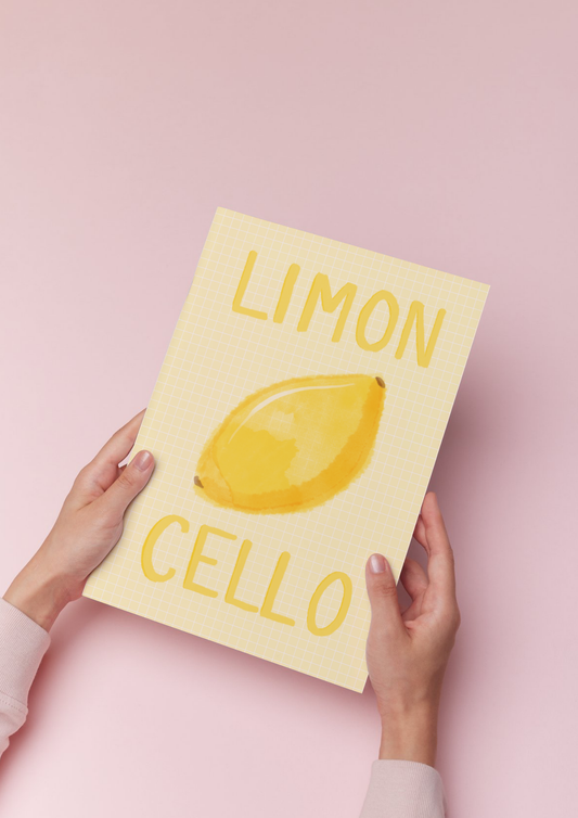 Limoncello wall art print