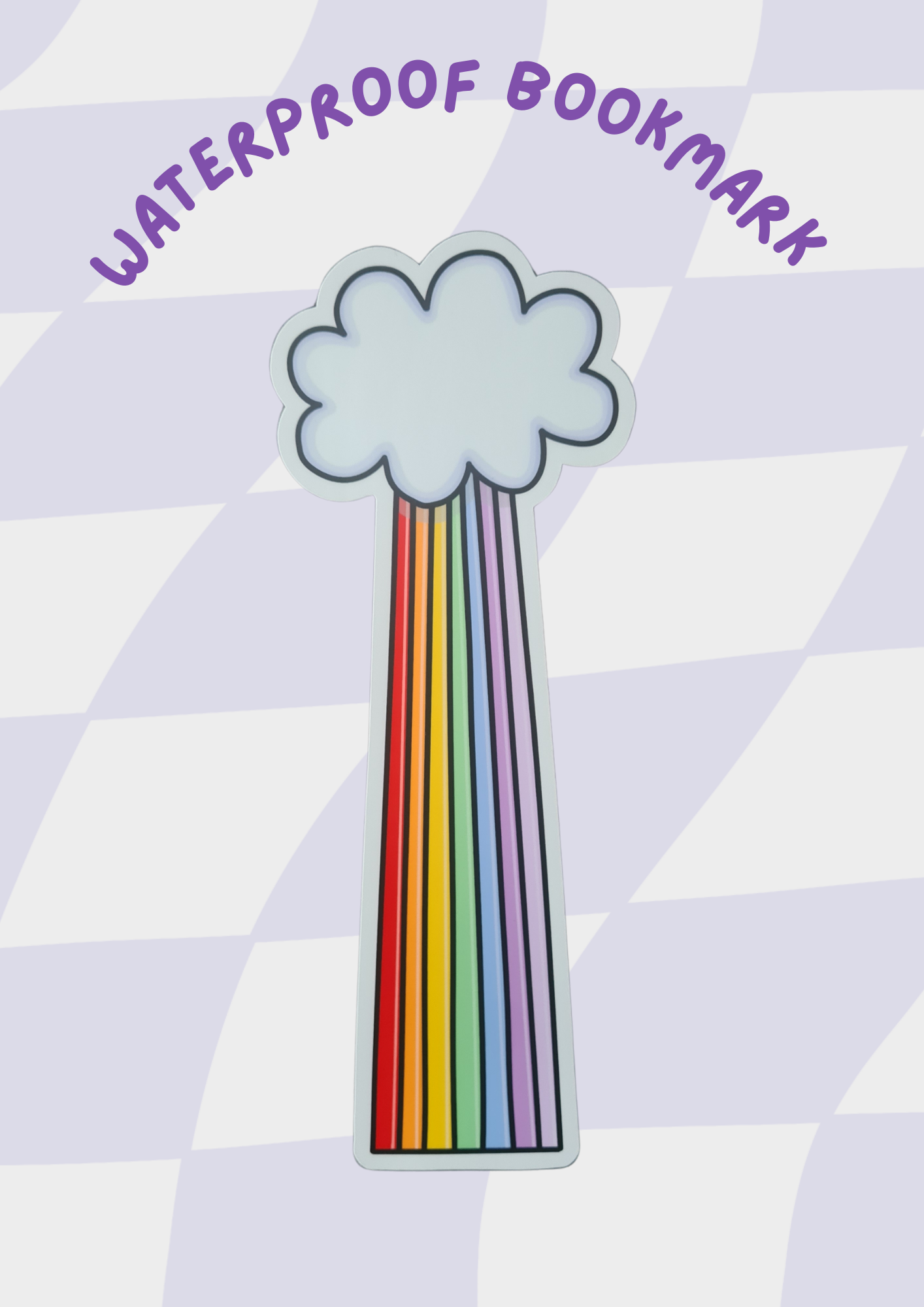 Cloud and Rainbow bookmark